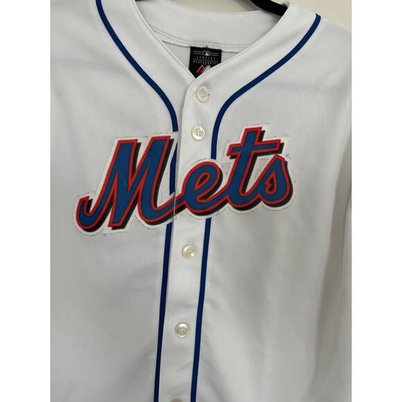 Majestic MLB Mets Jersey Davis Kids Size Medium - Picture 2 of 6
